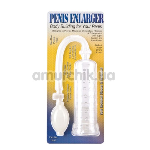 Помпа для збільшення пеніса Penis Enlarger, прозора