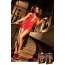 Комбінація Red Lace Deep V-Neck Dress - Фото №1
