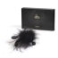 Перышко для ласк Bijoux Indiscrets Pom Pom Feather Tickler, черное - Фото №1