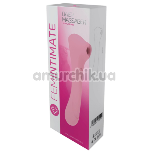 Симулятор орального сексу з вібрацією Femintimate Daisy Massager, рожевий