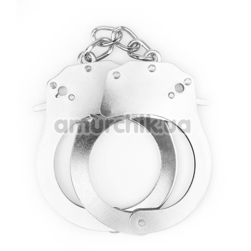 Наручники Hi-Basic Luv Punish Cuffs, срібні