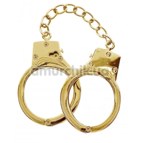 Наручники Taboom Gold Plated BDSM Handcuffs, золотые