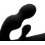Безремневой страпон с вибрацией Strap U Tri-Volver, черный - Фото №6