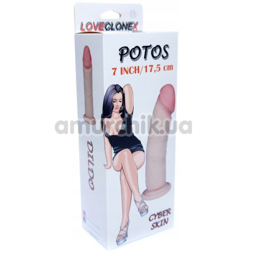 Фаллоимитатор LoveCloneX Potos 7, телесный