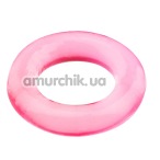 Эрекционное кольцо BasicX 1 inch, розовое - Фото №1