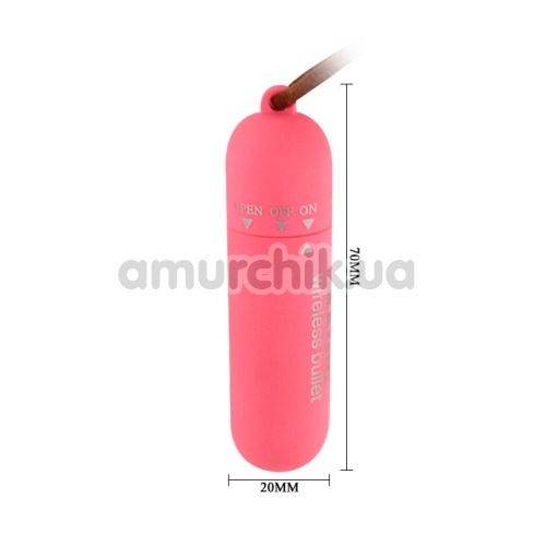 Кліторальний вібратор Magic Wireless Bullet, рожевий