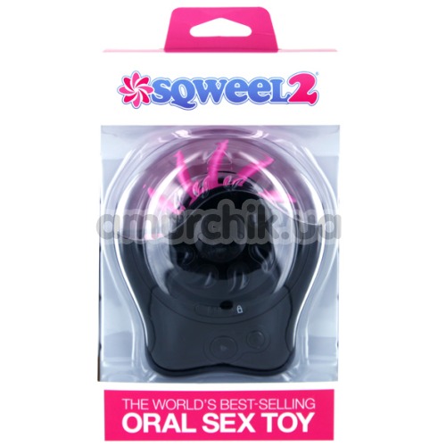 Симулятор орального сексу для жінок Sqweel 2, чорний