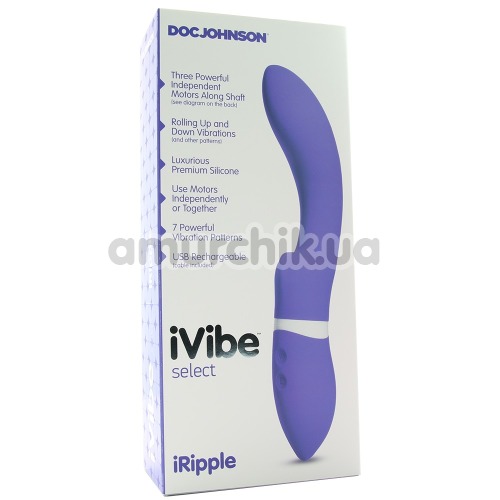 Вибратор для точки G iVibe Select iRipple, фиолетовый