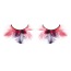 Ресницы Red-Purple Feather Eyelashes (модель 622) - Фото №1