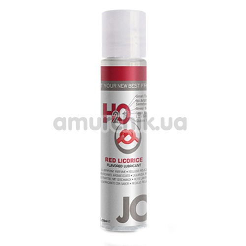 Оральный лубрикант JO H2O Black Licorice - красная лакрица, 30 мл