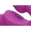 Безремневой страпон с вибрацией Evoke Vibrating Strapless Silicone Strap On Dildo, розовый - Фото №2