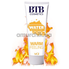 Лубрикант с согревающим эффектом BTB Cosmetics Water Based Lubricant Warm Feeling, 100 мл - Фото №1