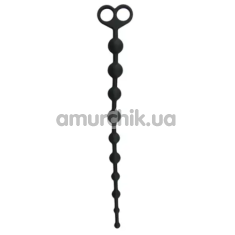 Анальний ланцюжок Long Anal Beads, чорний - Фото №1