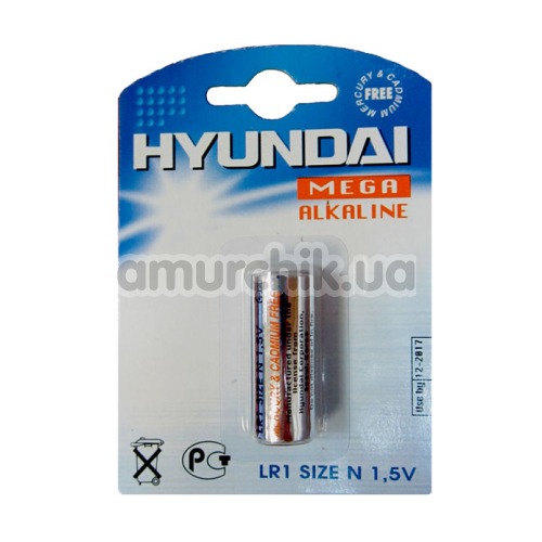 Батарейка Hyundai Mega Alkaline LR1, 1 шт