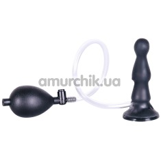Анальный расширитель Temptation In Black Inflatable Buttplug, черный - Фото №1