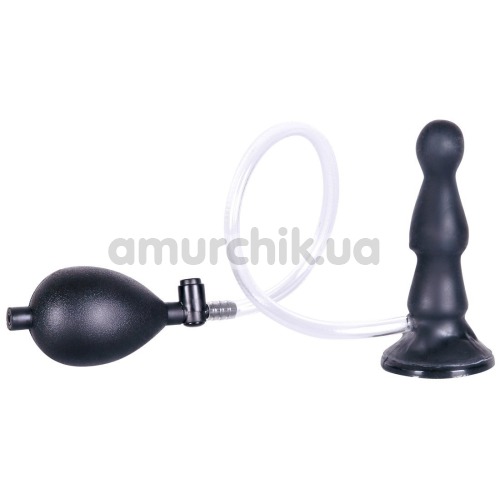 Анальный расширитель Temptation In Black Inflatable Buttplug, черный - Фото №1