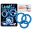 Набор эрекционных колец Lust 3 Blue, 3 шт - Фото №5