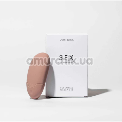 Кліторальний вібратор Bijoux Indiscrets Sex Au Naturel Personal Massager, рожевий