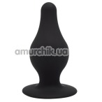 Анальная пробка SilexD Premium Silicone Plug Model 2 Size XS, черная - Фото №1