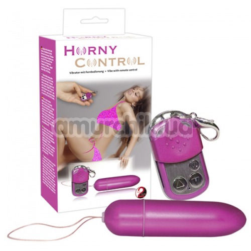 Вибратор Horny Remote Control, фиолетовый