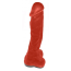 Мыло в виде пениса с присоской Pure Bliss XL, красное - Фото №1