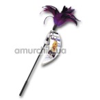 Перышко для ласк Touch & Tickle Feather Stick, пурпурное - Фото №1