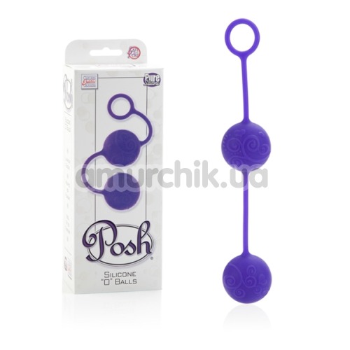 Вагінальні кульки Posh Silicone O Balls, фіолетові