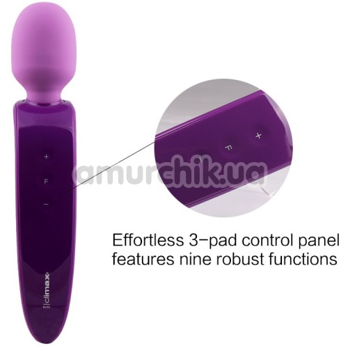 Универсальный массажер Climax Elite EOS, фиолетовый