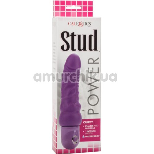 Вибратор Power Stud Curvy, фиолетовый