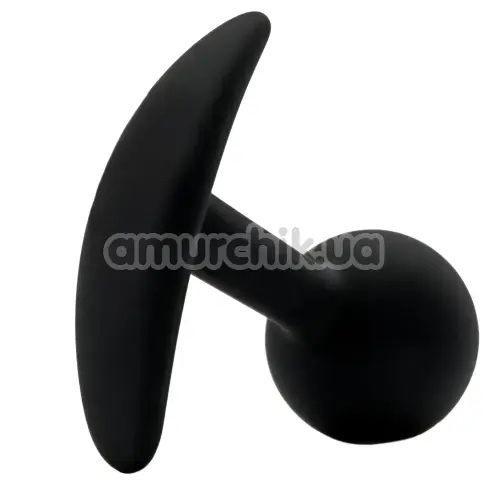Анальная пробка Alume Weighted Silicone Butt Plug M, черная
