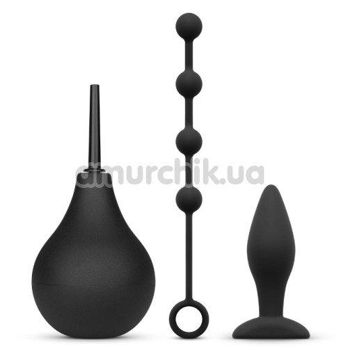 Набор из 3 анальных игрушек Nexus Anal Beginner Kit, черный - Фото №1