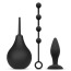 Набор из 3 анальных игрушек Nexus Anal Beginner Kit, черный - Фото №0