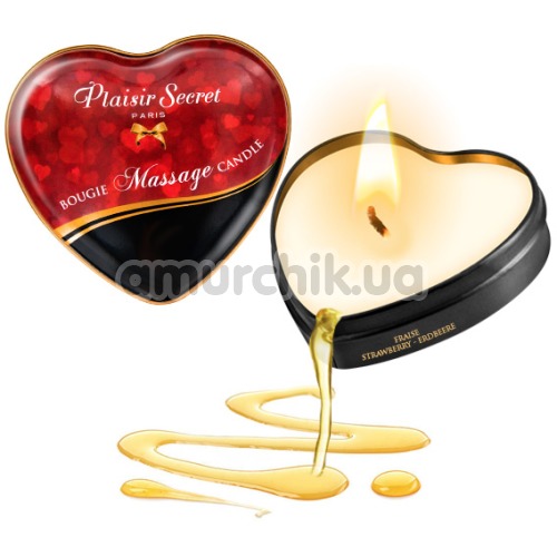 Масажна свічка Plaisir Secret Paris Bougie Massage Candle Vanilla - ваніль, 35 мл