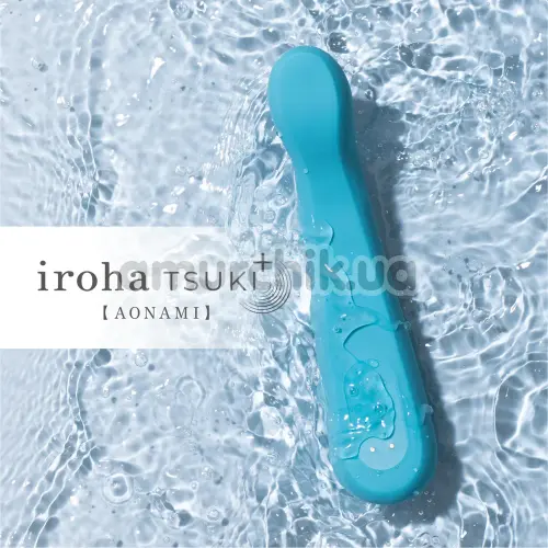Вібратор Tenga Iroha Tsuki+ Aonami, блакитний