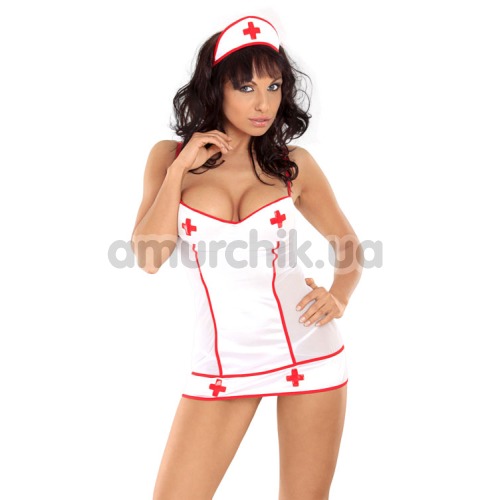 Костюм медсестры Tina: платье + чепчик - Фото №1