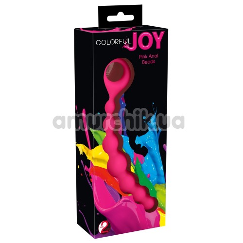Анальная цепочка Colorful Joy Pink Anal Beads, розовая