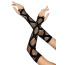 Перчатки Leg Avenue Faux Wrap Net Arm Warmers, черные - Фото №1