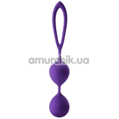 Вагінальні кульки Flirts Double Kegel Balls, фіолетові - Фото №1