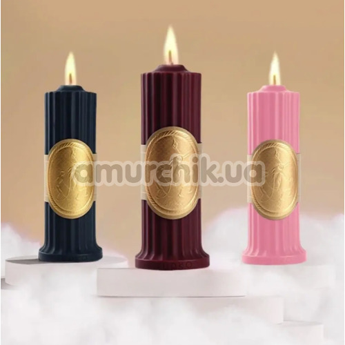 Свеча Upko Low Temperature Wax Candle, розовая