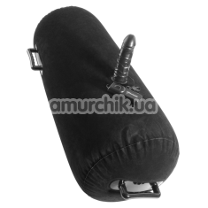 Надувная подушка для секса с вибратором Fetish Fantasy Series Inflatable Luv Log, черная - Фото №1