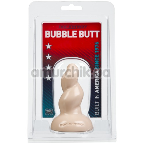 Анальна пробка Bubble Butt Twisty, тілесна
