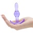 Анальная пробка Jelly Rancher Wave T-plug, фиолетовая - Фото №3