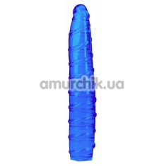 Фалоімітатор Jelly Benders Long Twister 7, блакитний - Фото №1