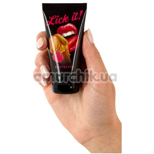 Оральный лубрикант Lick-it Raspberry, 50 мл