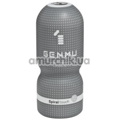 Мастурбатор Genmu Spiral Touch, сірий - Фото №1