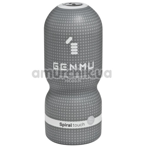 Мастурбатор Genmu Spiral Touch, серый - Фото №1
