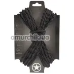 Веревка Ouch! Bondage Rope 10 м, черная - Фото №1