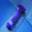 Фалоімітатор з підсвіткою Strap-On-Me Glow-LED Dildo M, синьо-фіолетовий - Фото №9