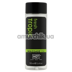 Массажное масло Hot Fresh Tropic Massage Oil, 100 мл - Фото №1