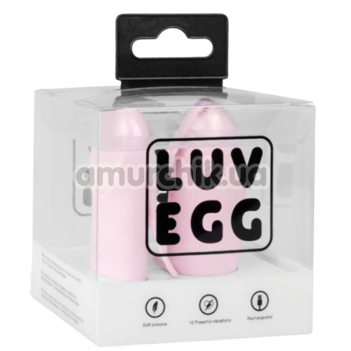 Виброяйцо Luv Egg, розовое
